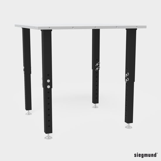 Pied réglable en hauteur 550-950 - Pieds de table 16 - Accessoires